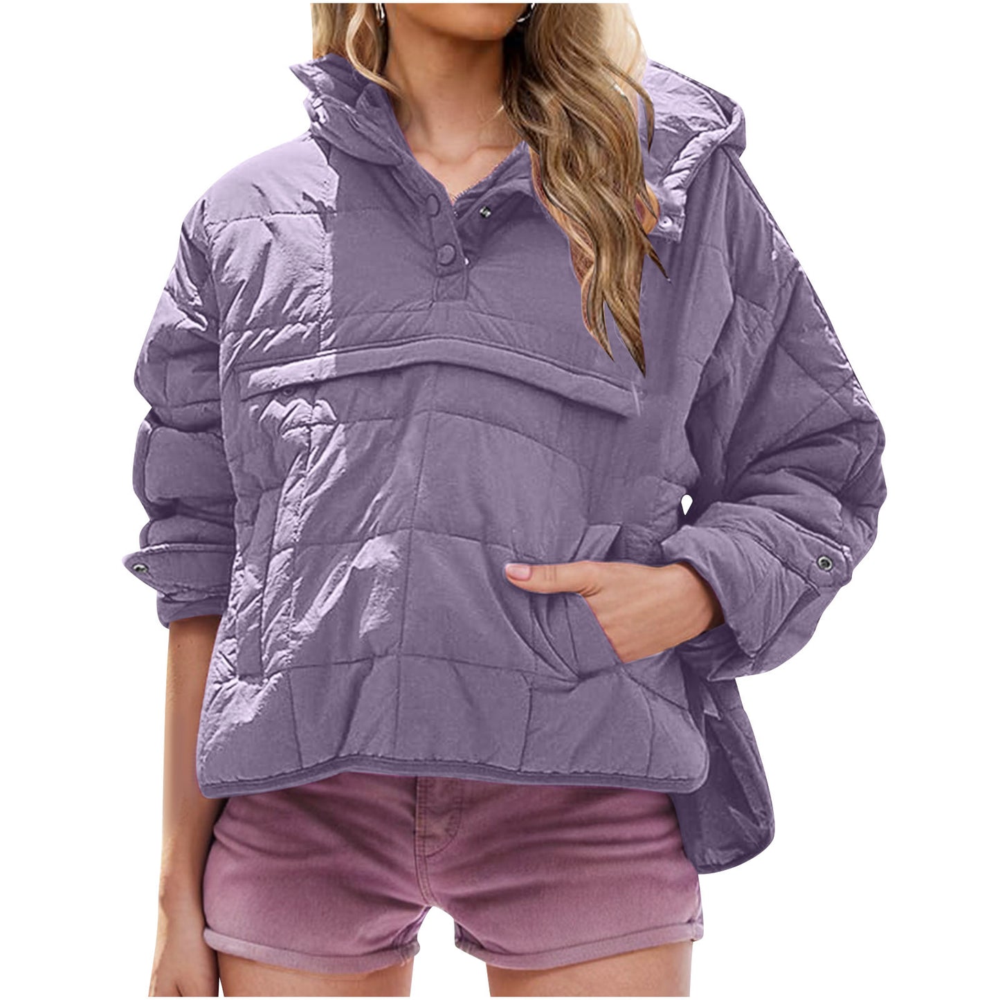 Women's Lightweight Quilted Pullover