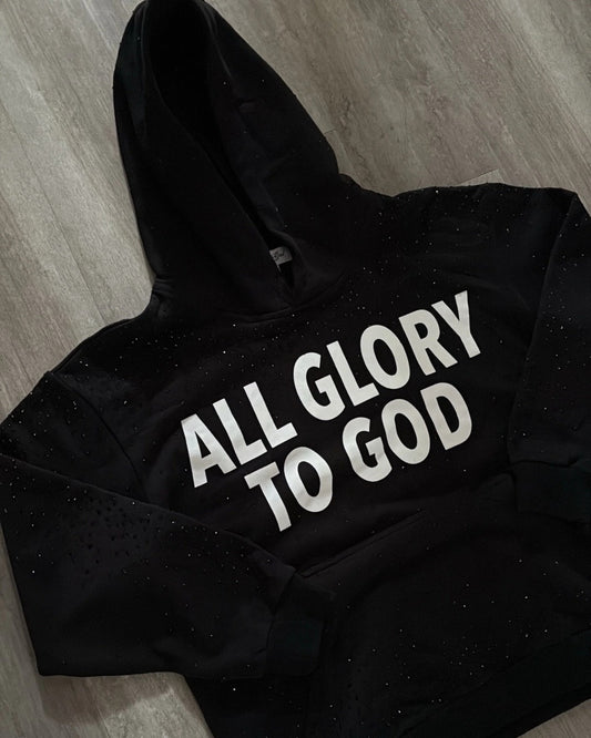 A rose red hooded sweatshirt printed with the letter "GOOD DAY" for women's autumn outfits