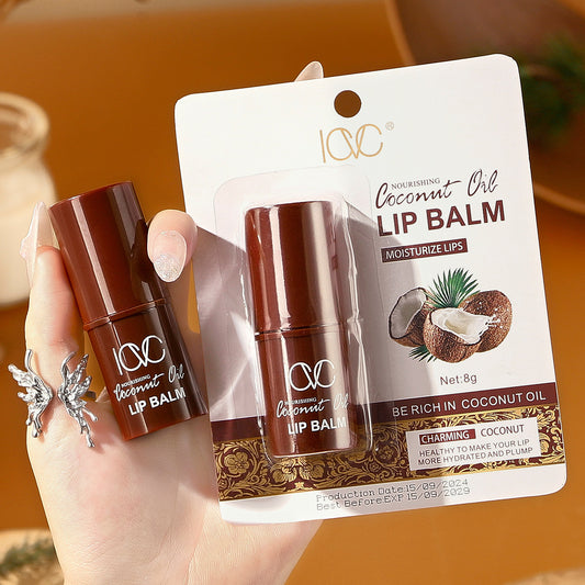 ICVC Coconut Lip Balm Colorless Moisturizing Lip Balm Card Packaging English version