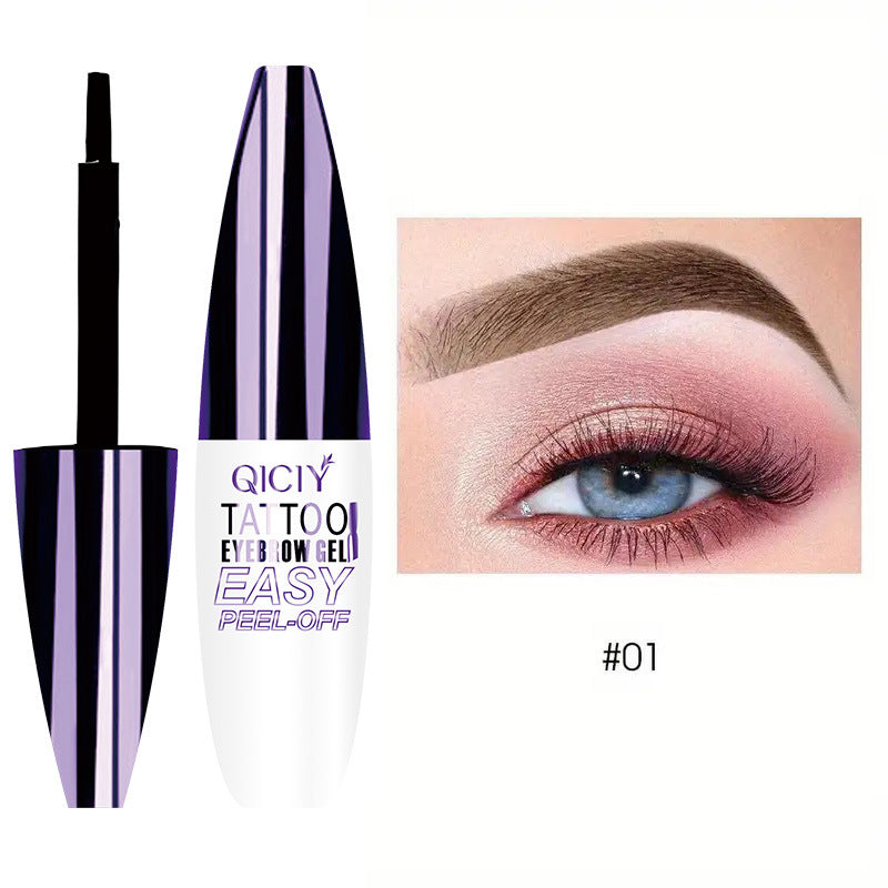 QICIY Peel-off Eyebrow Cream is long-lasting, prevents udging, and is not easy to fall off