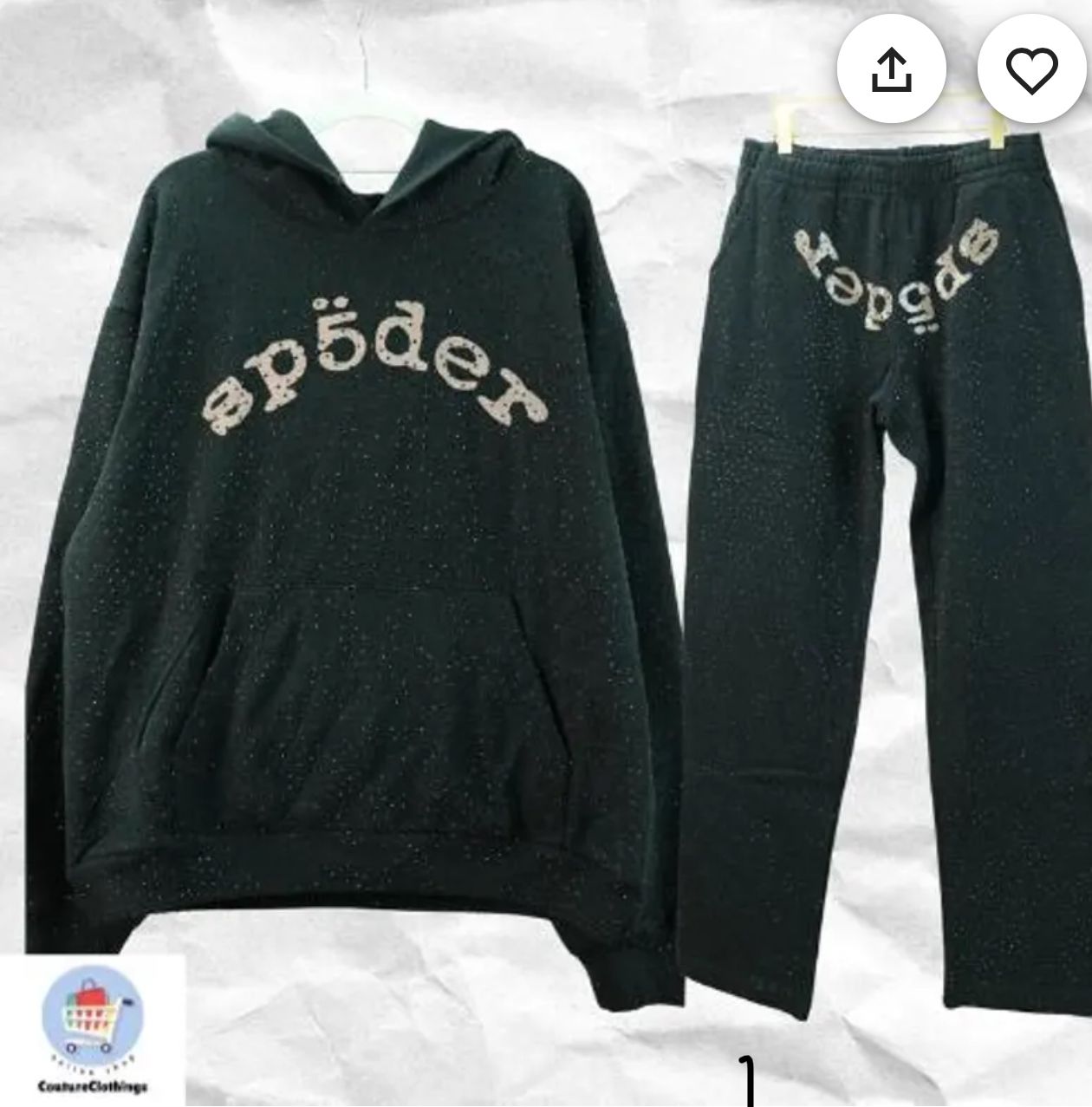 High-quality original Sp5der rhine hoodie 450g heavy fleece hoodie