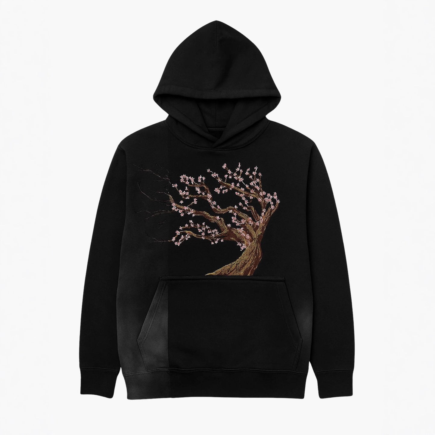 A rose red hooded sweatshirt printed with the letter "GOOD DAY" for women's autumn outfits