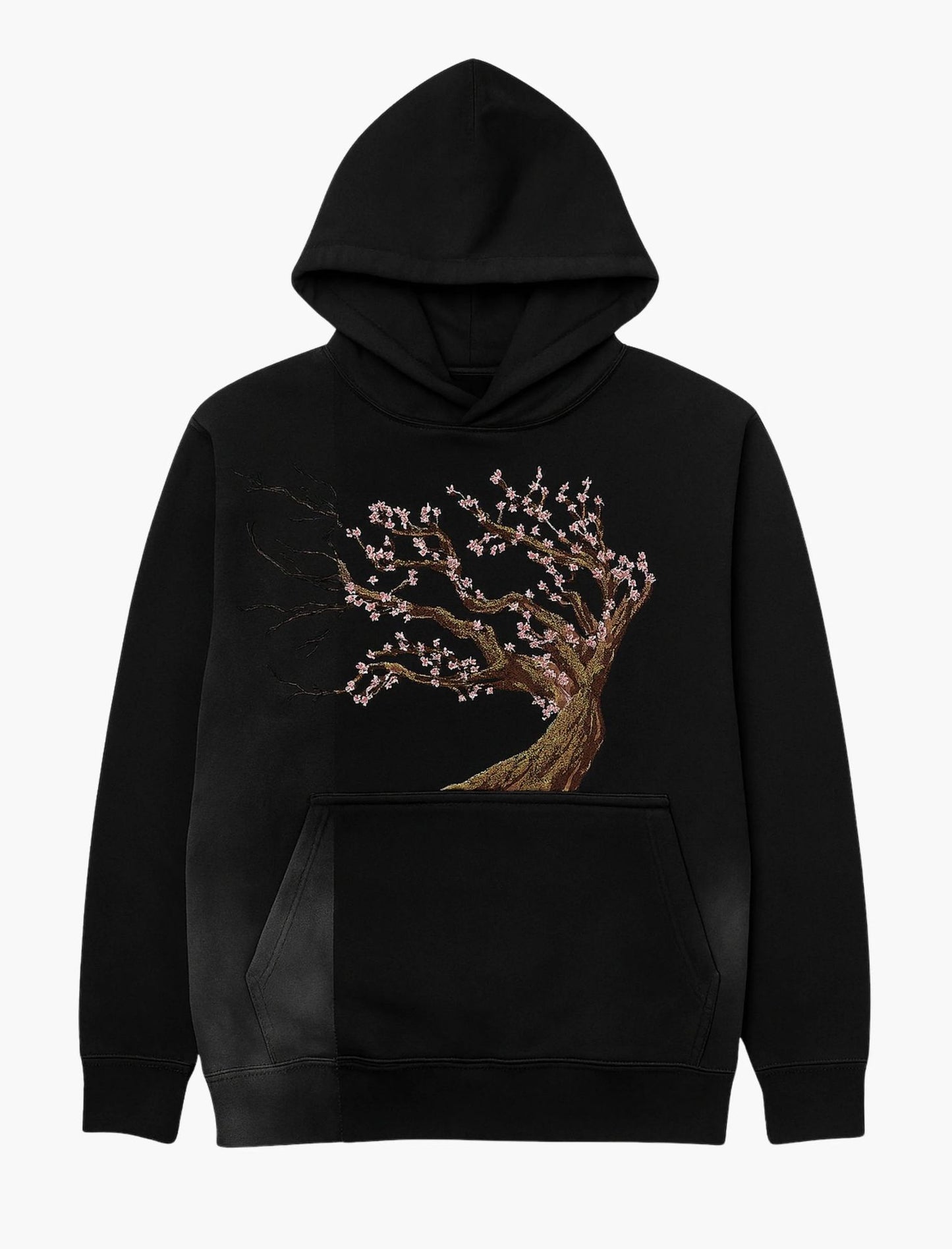A rose red hooded sweatshirt printed with the letter "GOOD DAY" for women's autumn outfits