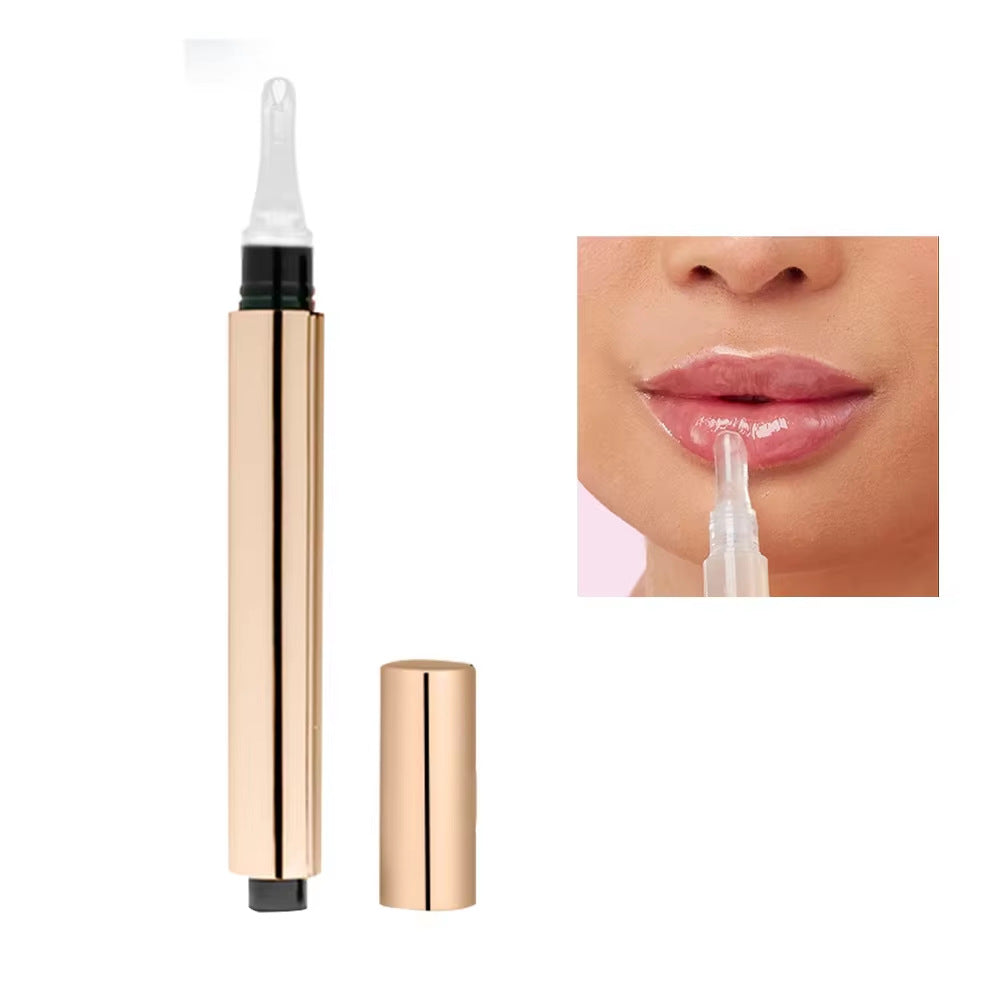 Lip Plumper, Neutral Lip Gloss without logo, Moisturizing Lip Honey, Glass Lip oil