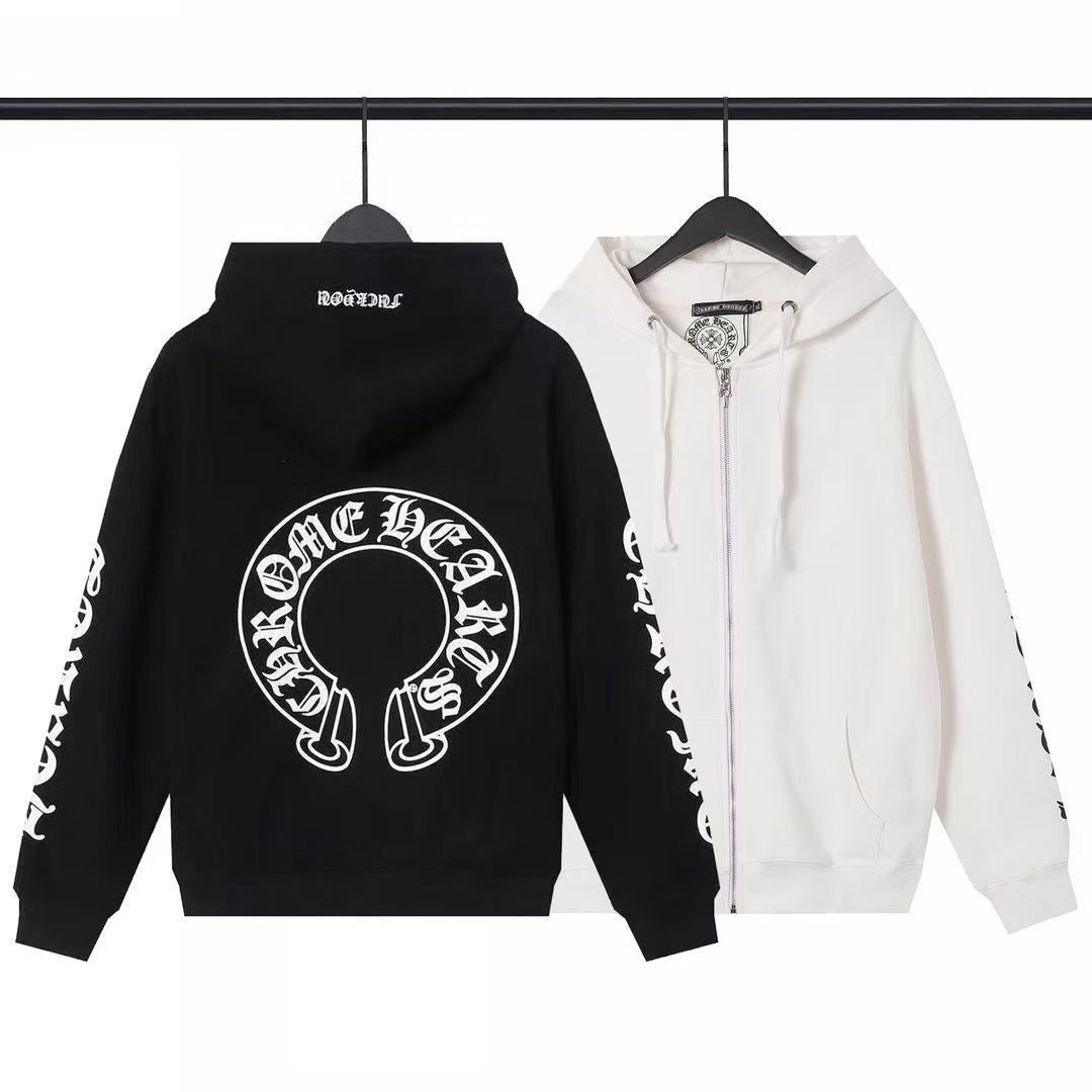 Hooded zipper hoodie