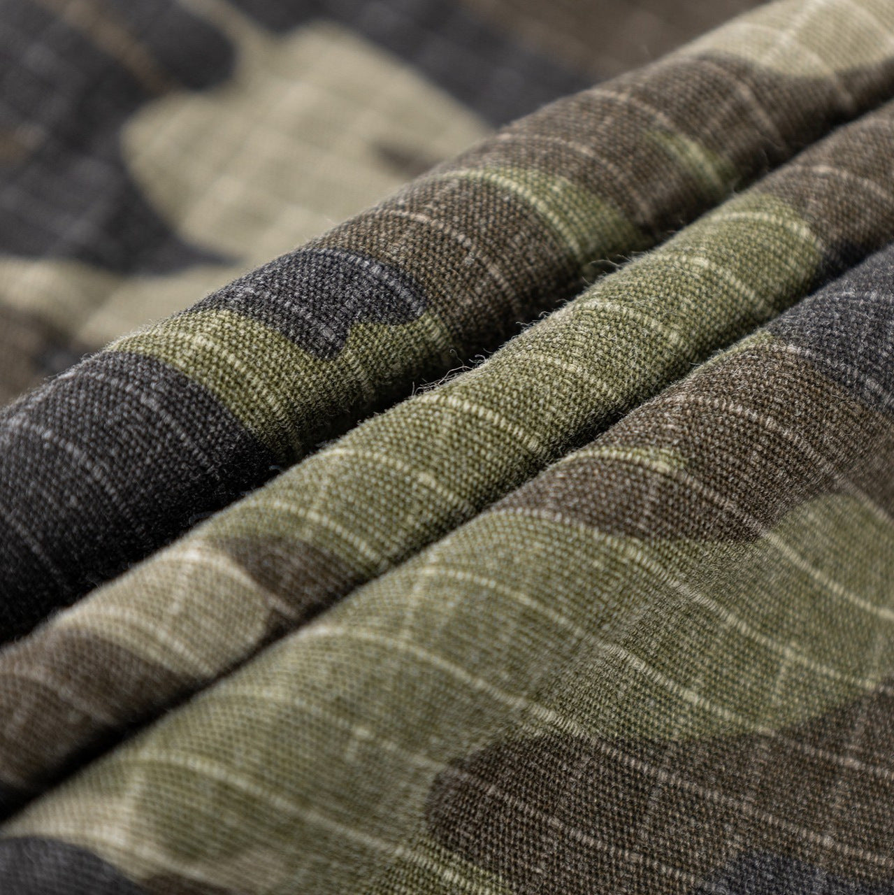 Winter American street trend camouflage detachable wool-neck flight cotton jacket