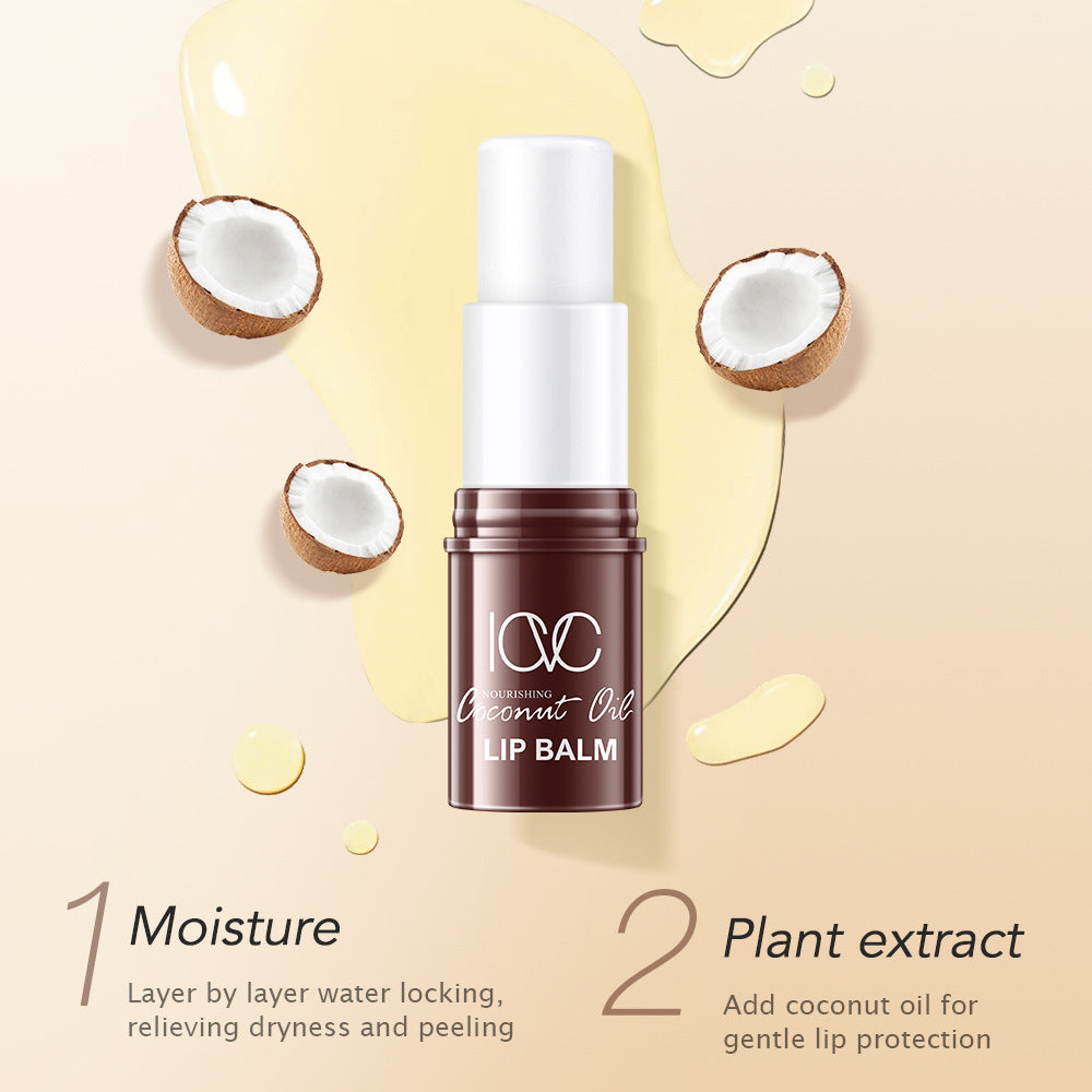ICVC Coconut Lip Balm Colorless Moisturizing Lip Balm Card Packaging English version